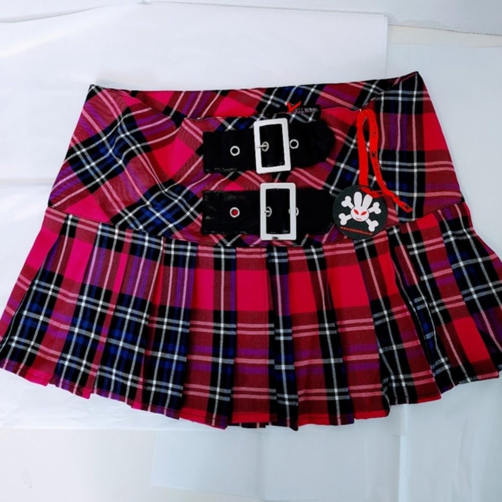 Hell Bunny - CHELSY MINI SKIRT Size Large - Picture 1 of 6